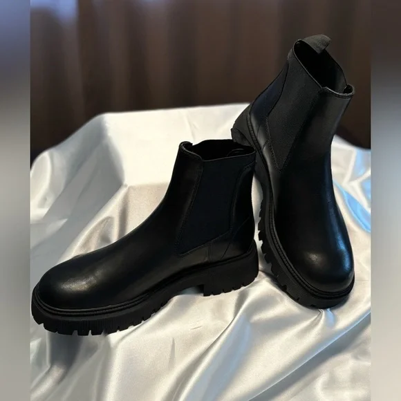 NEW Men’s Kurt Geiger London Ryder Chelsea Leather Pull On Boots - Picture 3 of 10